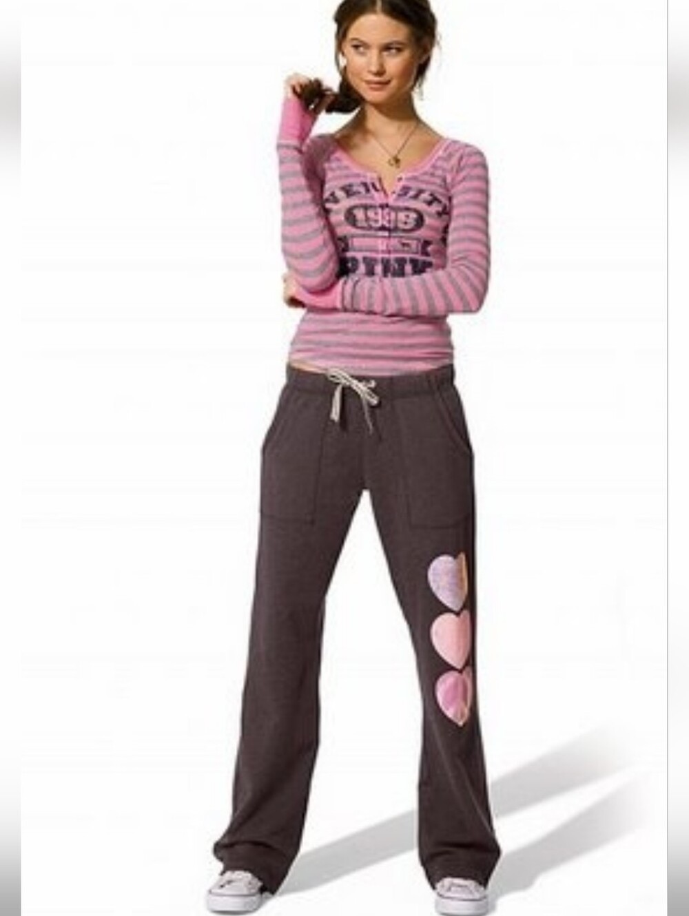 Victoria's Secret Low Rise Baggy Sweatpants